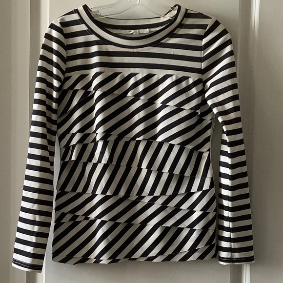 Marc Jacob black/white stripes top - Picture 1 of 5
